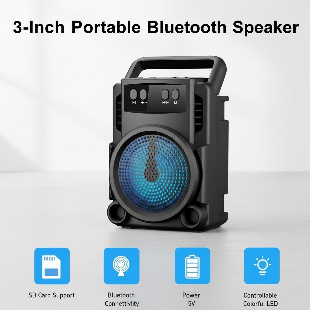 مكبر صوت بلوتوث محمول GTS-1360 | GTS-1360 Portable Speaker